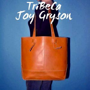 Vintage TriBeCa Joy Gryson Large Leather Shopper